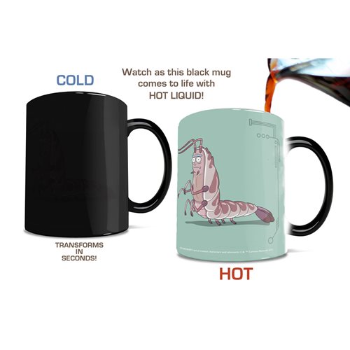 Rick and Morty Shrimp Heat-Sensitive Morphing Mug