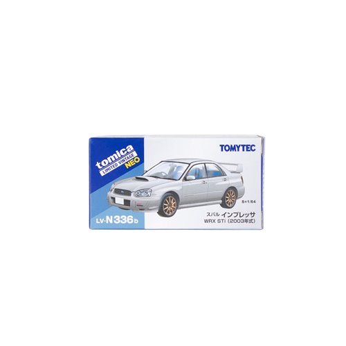 Tomica Limited Vintage Neo Subaru Impreza WRX STi 2003 Silver 1:64 Scale Die-Cast Metal Vehicle