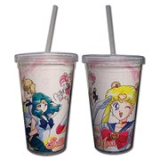 Sailor Moon Sailor Moon and Friends Tumbler and Straw Travel Cup