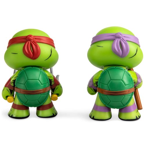Teenage Mutant Ninja Turtles Raphael and Donatello 3-Inch Vinyl Mini-Figures 2-Pack