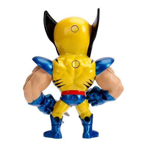 X-Men Wolverine Metallic Yellow 4-Inch Metals Die-Cast Metal Figure