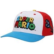 Super Mario Icons Embroidered Pre-Curved Snapback Hat