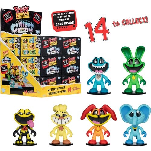 Poppy Playtime Series 2 Smiling Critter 2 1/2-Inch Mini-Figure Blind Box Case of 12