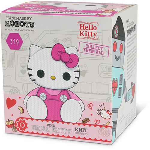 Hello Kitty and Friends Hello Kitty #319 Pink Handmade By Robots Vinyl Figure