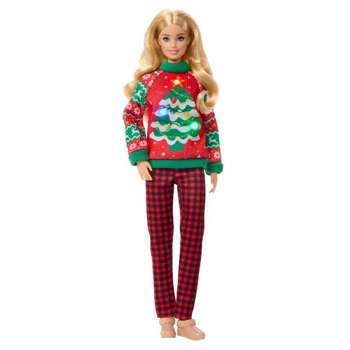 Barbie Ugly Sweater Doll with Blonde Hair