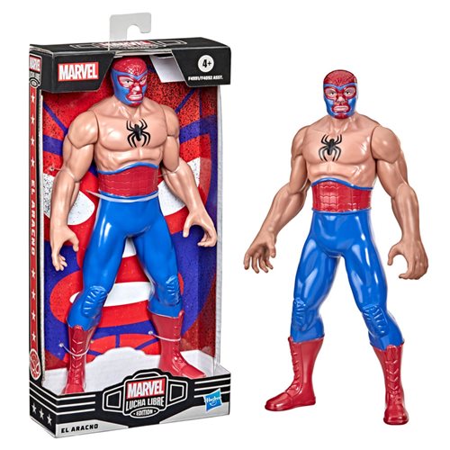 Marvel Lucha Libre El Aracno Spider-Man 9-Inch Action Figure