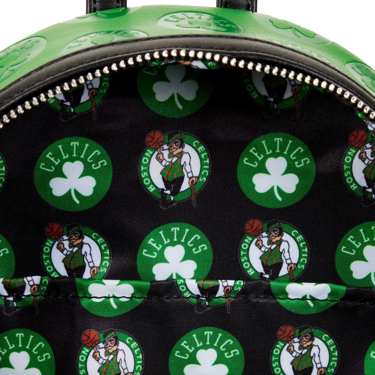 Boston Celtics NBA Heather Grey Bold Color Backpack