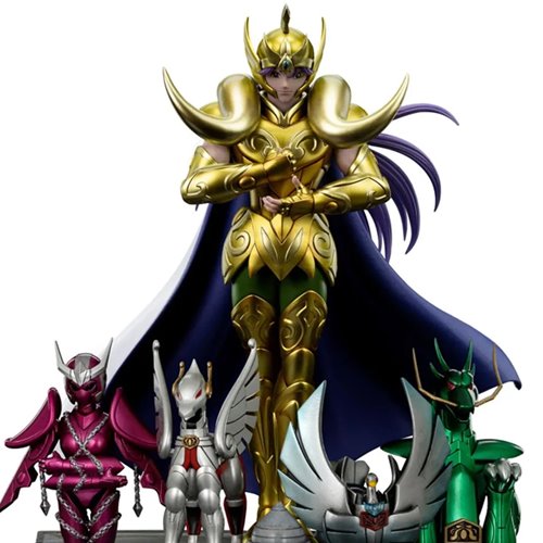 Saint Seiya Aries Mu Deluxe 1:10 Art Scale Limited Edition Statue
