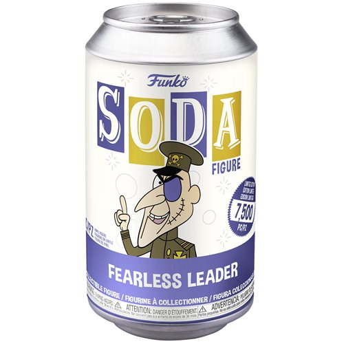 Rocky and Bullwinkle Fearless Leader Vinyl Soda Figure