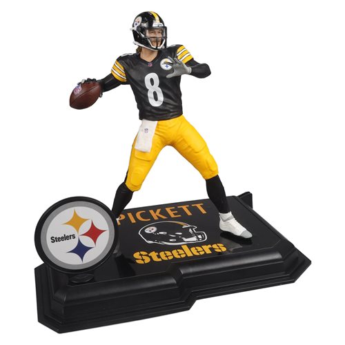 NFL SportsPicks Pittsburgh Steelers Kenny Pickett 7-Inch Scale Posed Figure Case of 6