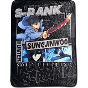 Solo Leveling S1 Sung Jinwoo S Rank Hunter Screenshot 1 Throw Blanket