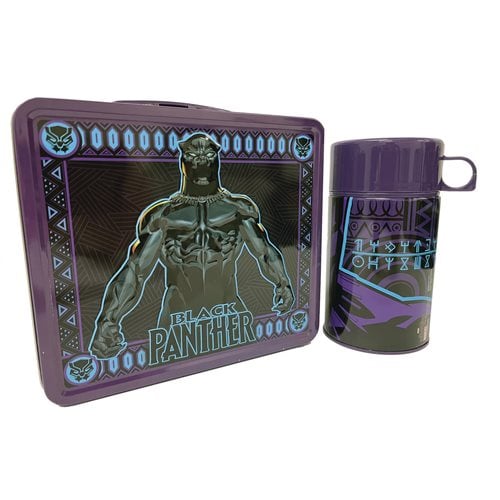 Black Panther Lunch Box with Thermos - Previews Exclusive
