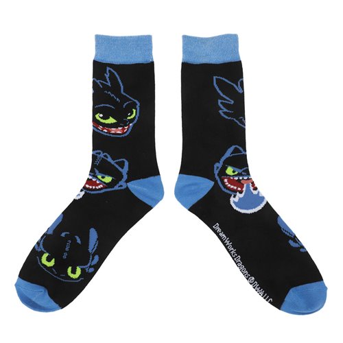 How to Train Your Dragon Toothless Crew Sock 3-Pack