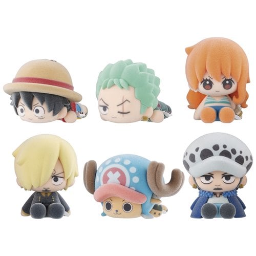 One Piece Nuippo Flocked Mini-Figure Case of 6