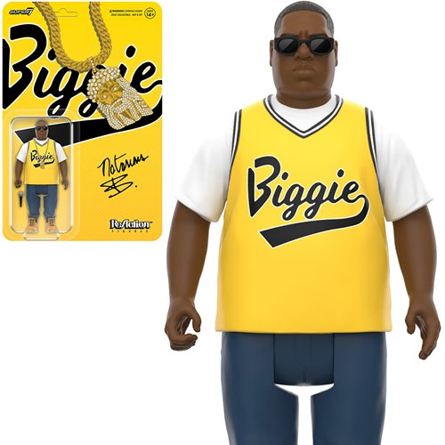 The Notorious B.I.G. (Yellow Jersey) 3 3/4-Inch ReAction Figure