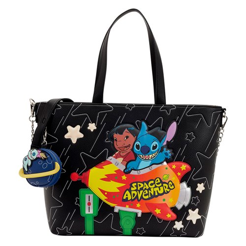 Lilo & Stitch Space Adventure Glow-in-the-Dark Tote Crossbody Bag