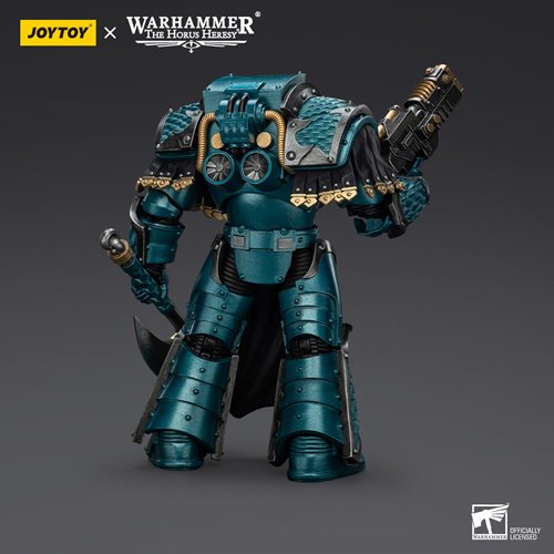 Joy Toy Warhammer The Horus Heresy Alpha Legion Lernaean Terminator with Volkite Charger 1:18 Scale