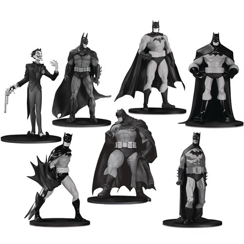 Batman Black and White Mini-Figure Wave 3 Random Pack of 6