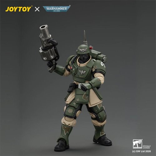 Joy Toy Warhammer 40,000 Astra Militarum Kasrkin 5 with Grenade Launcher Action Figure