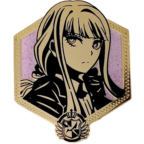 Danganronpa Kyoko Kirigiri Limited Edition Gold Series Enamel Pin