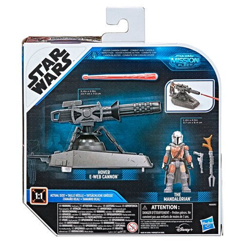 Star Wars Mission Fleet Expedition Class Hover E-Web Cannon The Mandalorian Action Figure