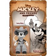 Disney Cowboy Mickey Mouse 3 3/4-Inch ReAction Figure