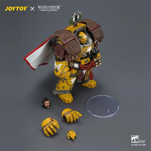 Joy Toy Warhammer The Horus Heresy Imperial Fists Lord Castellan Evander Garrius 1:18 Scale Action F