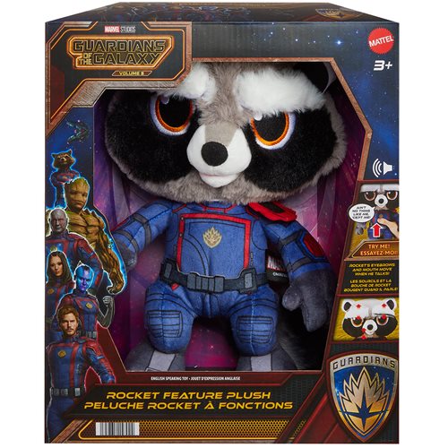 The Guardians of the Galaxy Rocket Raccoon Plush with Sound
