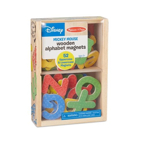 Mickey and Friends Wooden Alphabet Magnets