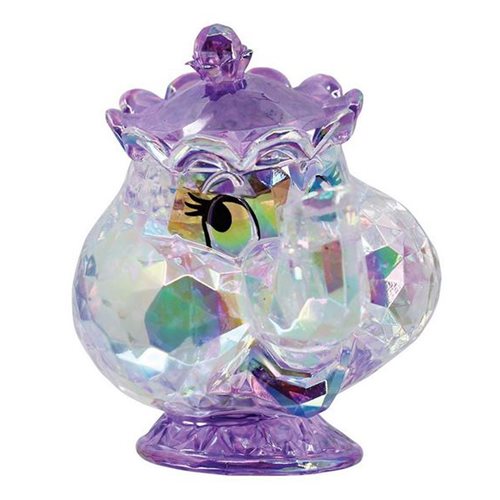 Disney Facets Beauty and the Beast Mrs. Potts Acrylic Mini-Statue
