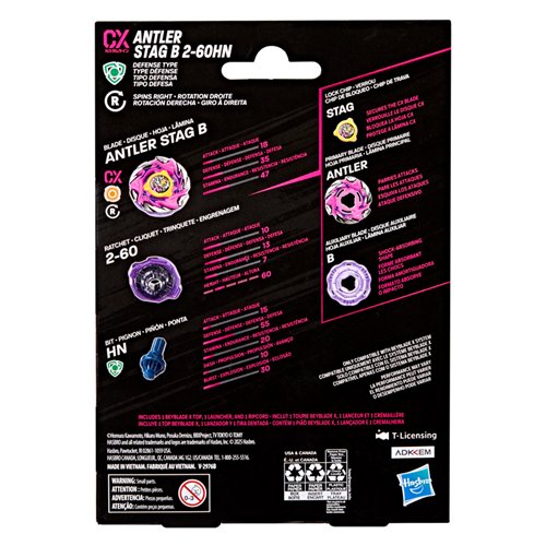 Beyblade X Antler Stag B 2-60HN CX Starter Pack Set