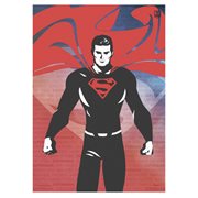 Justice League Superman Words MightyPrint Wall Art Print