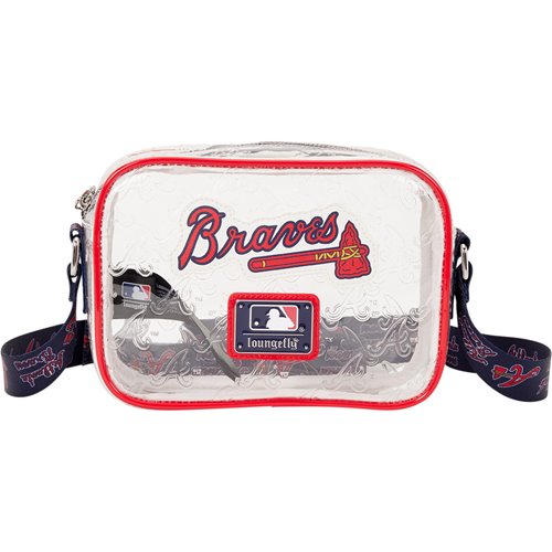 MLB Atlanta Braves Clear Crossbody Bag