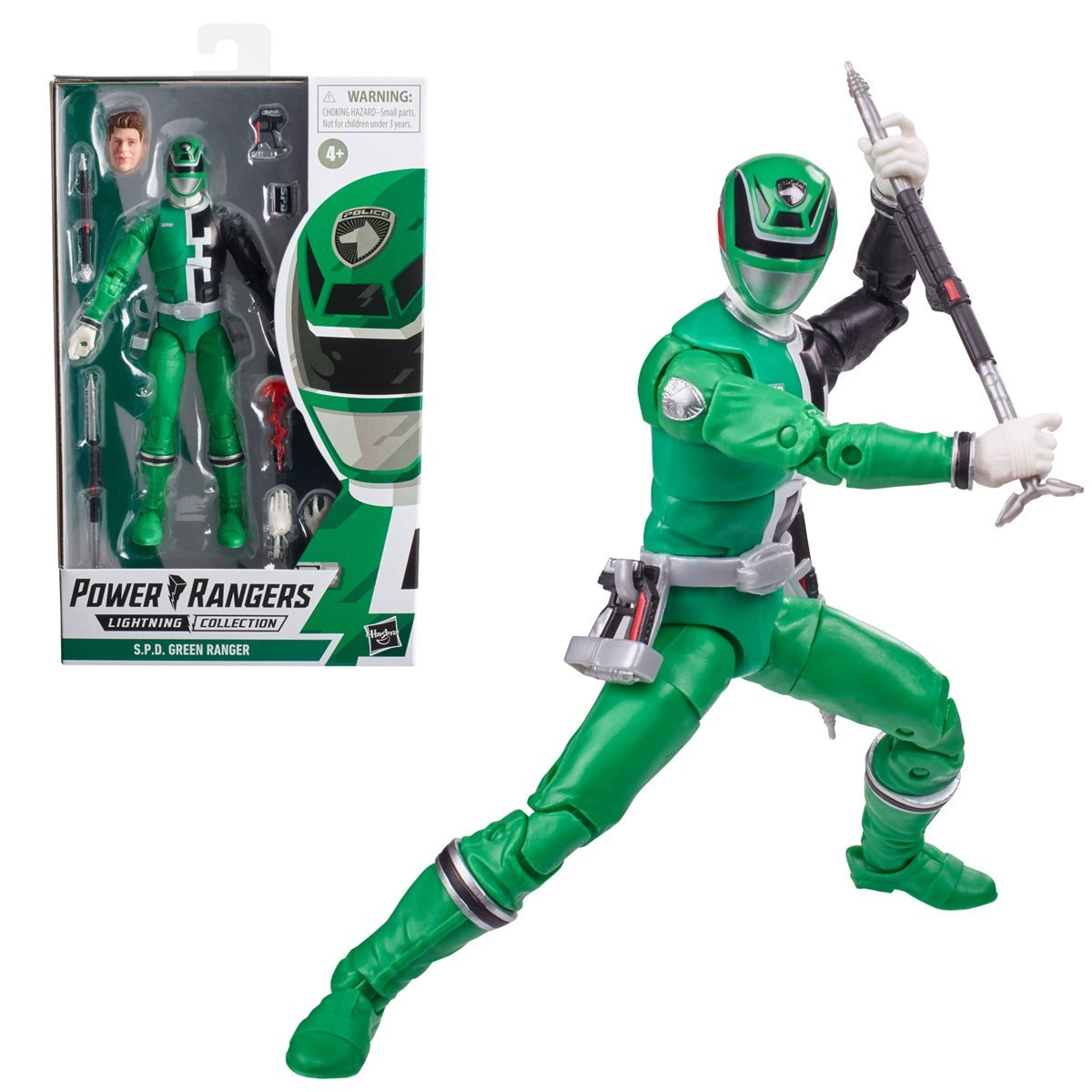 Power Rangers SPD Hasbro Lightning Collection 6inch A-Squad Green Ranger
