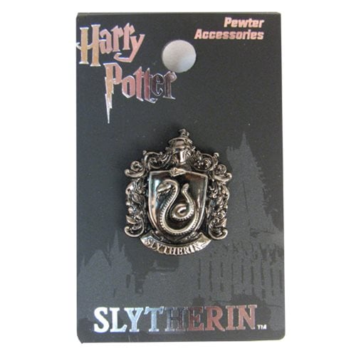 Harry Potter Slytherin Crest Pewter Lapel Pin