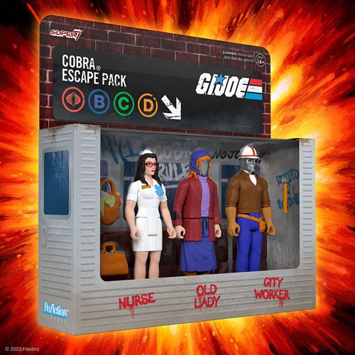 G.I. Joe Cobra Escape 3 3/4-Inch ReAction Figures Pack