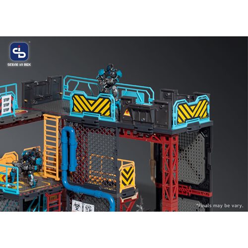 Scene in Box Industrial Depot 1:18 Scale Building Diorama