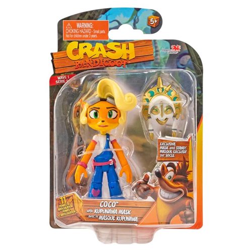 Crash Bandicoot Coco 4 1/2-Inch Action Figure, Not Mint