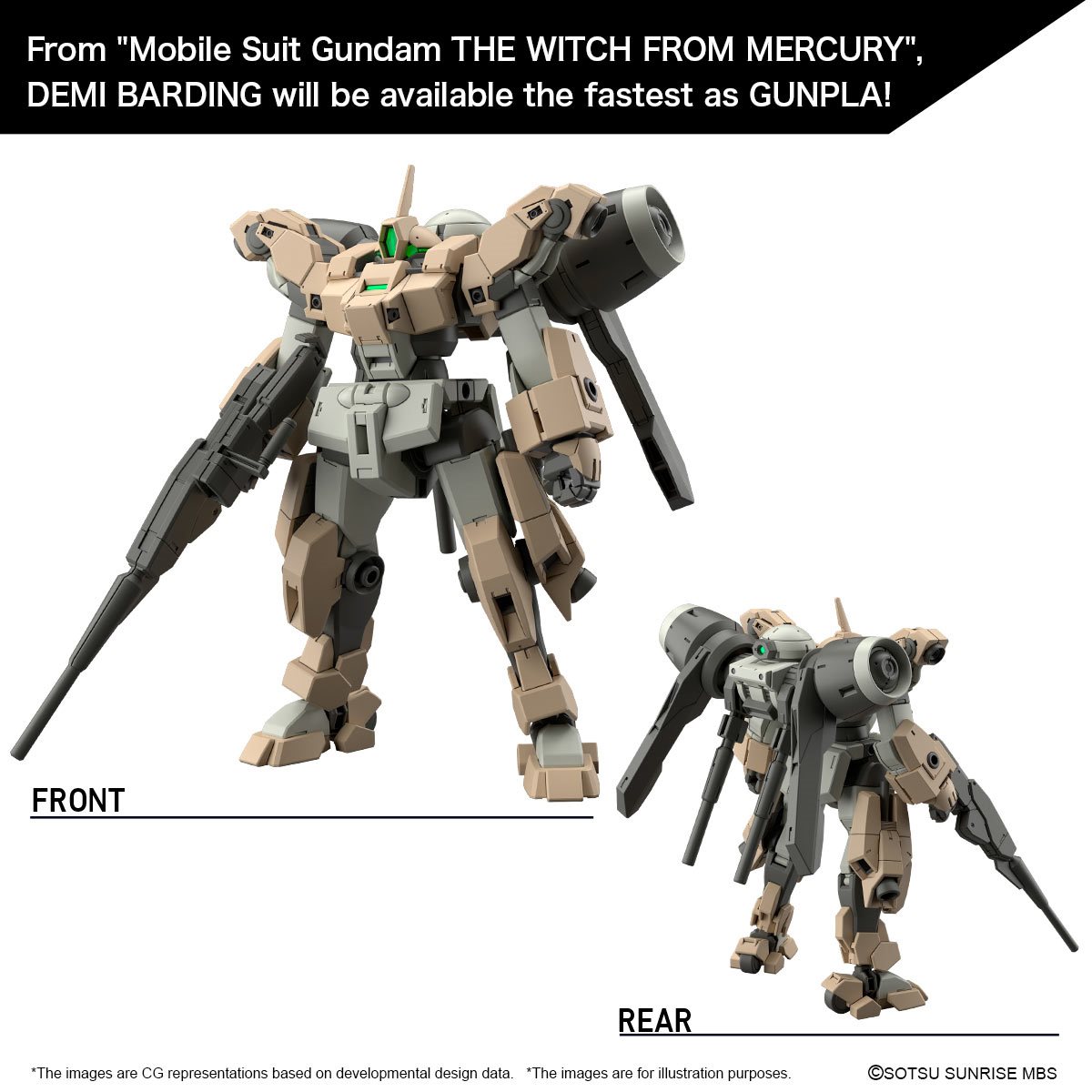 Maquette Demi Barding - Gundam HG - 1/144 Model Kit