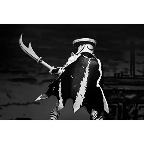 Teenage Mutant Ninja Turtles Mirage Comics Elite Foot Ninja Guard Black & White Variant 7-Inch Scale