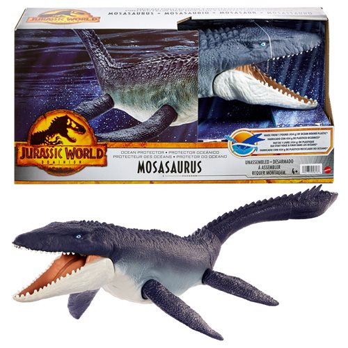 Jurassic World Ocean Protector Mosasaurus Action Figure with DNA Tag
