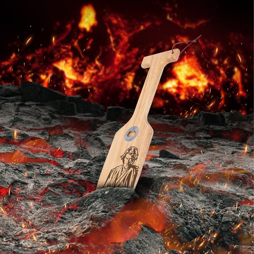 Star Wars Battle of the Heroes Hardwood BBQ Grill Scraper with Bottle Opener - Entertainment Earth Exclusive
