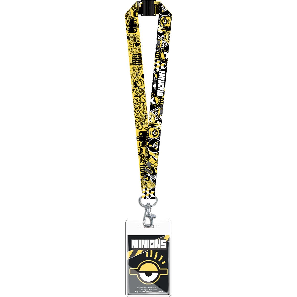 Minions Bob Pass Case ID Card Holder with Lanyard Printed with Minions Gift