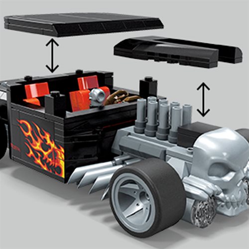 Hot Wheels Mega Showcase Bone Shaker with Die-Cast Vehicle