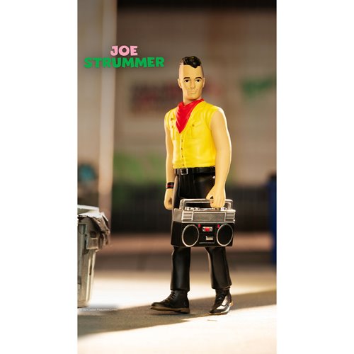 Joe Strummer (W2) 3 3/4-Inch ReAction Figure