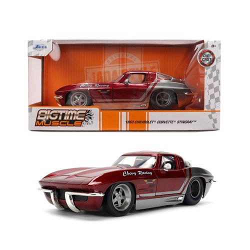 Bigtime Muscle 1963 Chevrolet Corvette Stingray 1:24 Scale Die-Cast Metal Vehicle