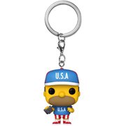 Simpsons USA Homer Pocket Pop! Key Chain