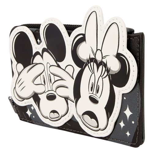 Disney Mickey & Minnie Mouse Ghost Zip Around Card Holder