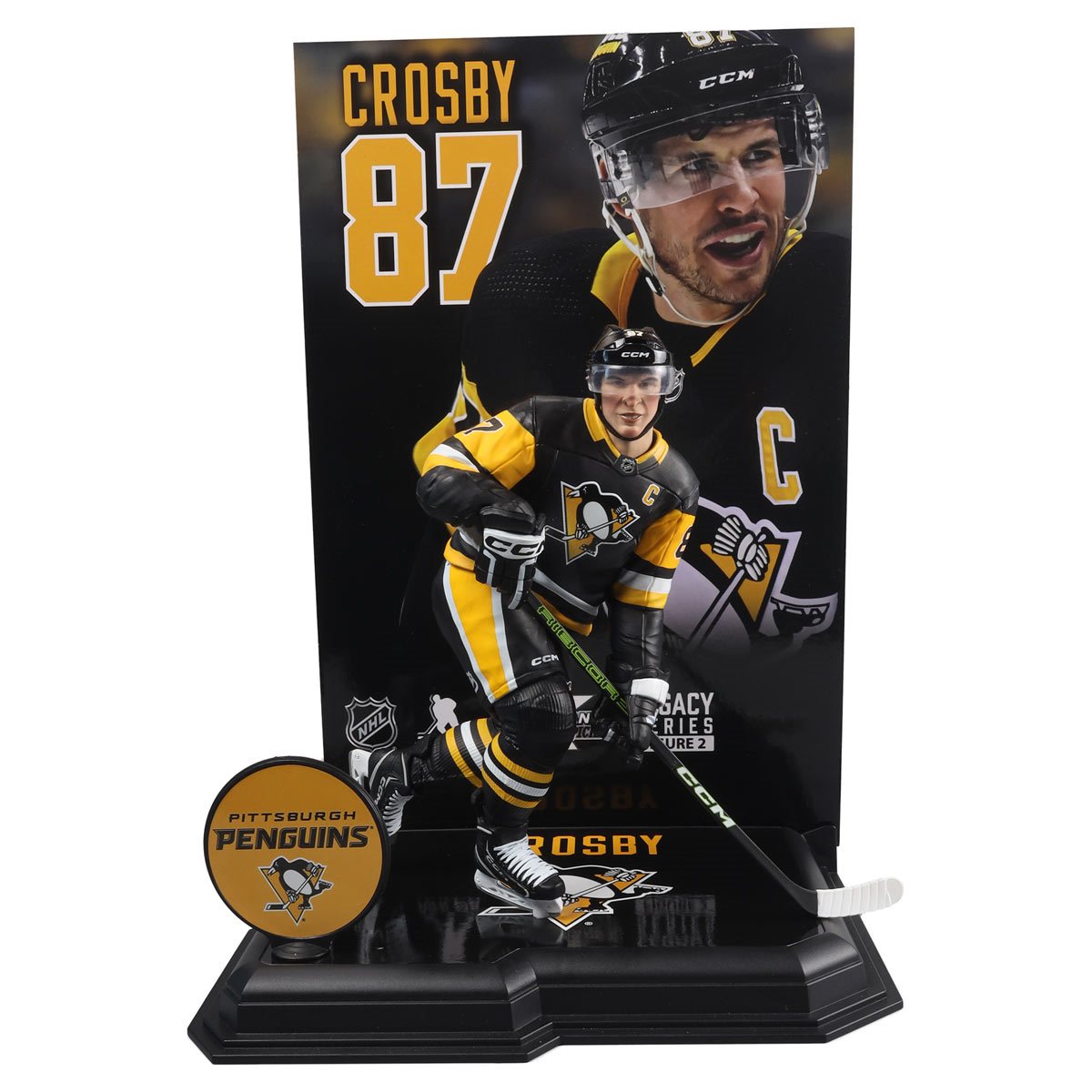 Pittsburgh Penguins Sidney Crosby Away Jersey Back Phone Case