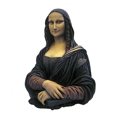 Mona Lisa Polychrome Bust (Color Version)